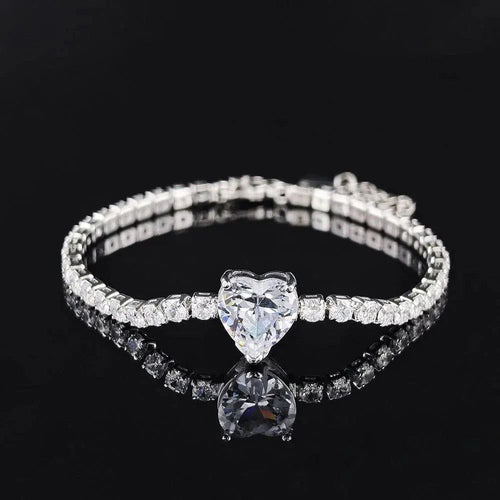 Pandora Zirkon Taşlı Kalp Bileklik